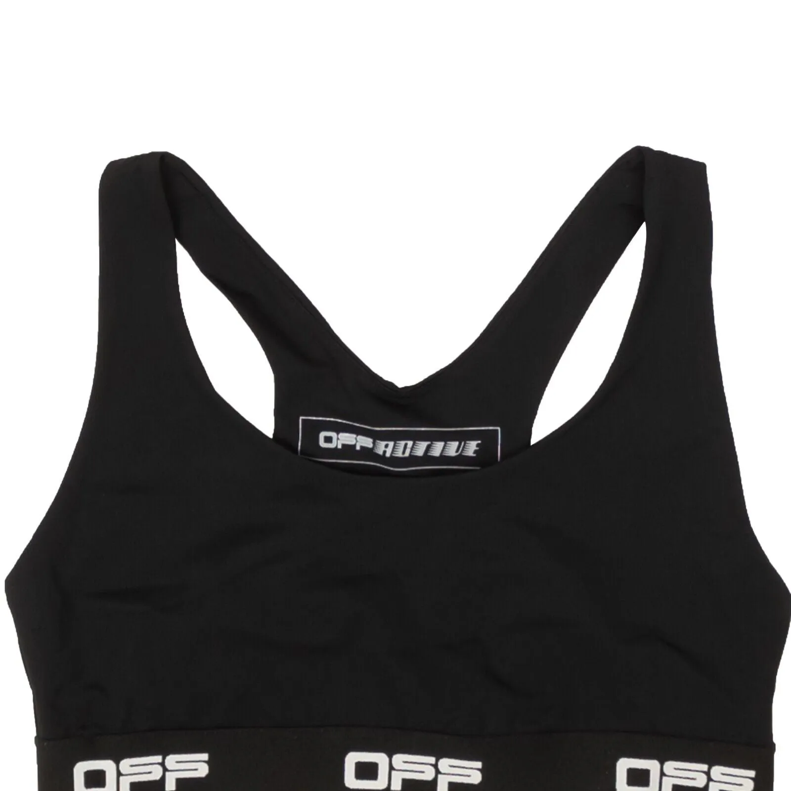 Black Active Logo Sports Bra