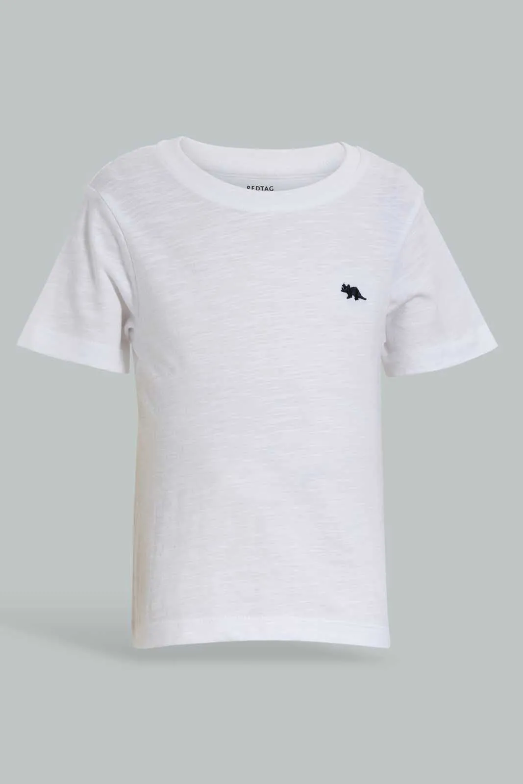 Black And White Solid T-Shirt For Baby Boys (Pack of 2)