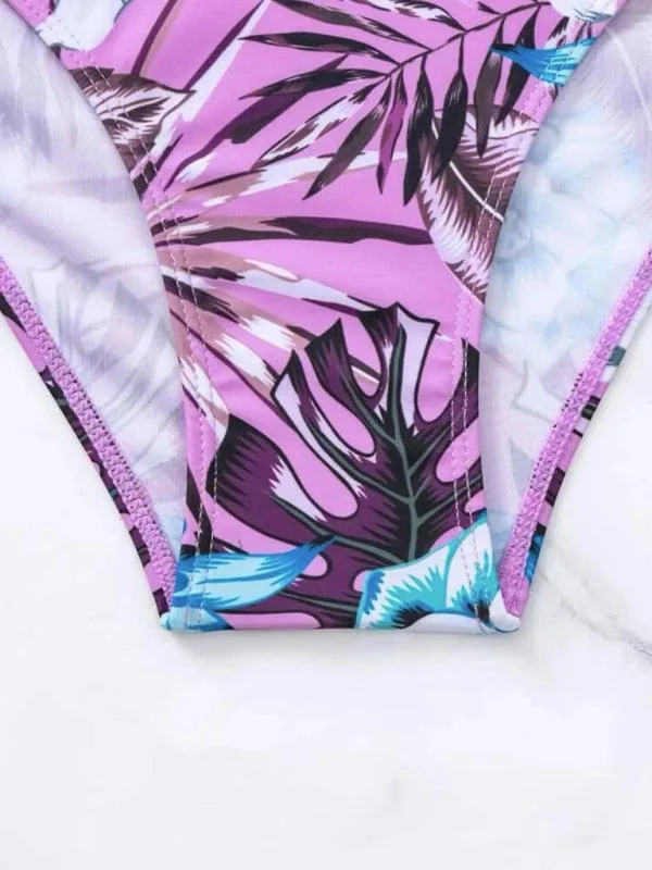Bohemian Bliss Women's Floral Swimwear Set