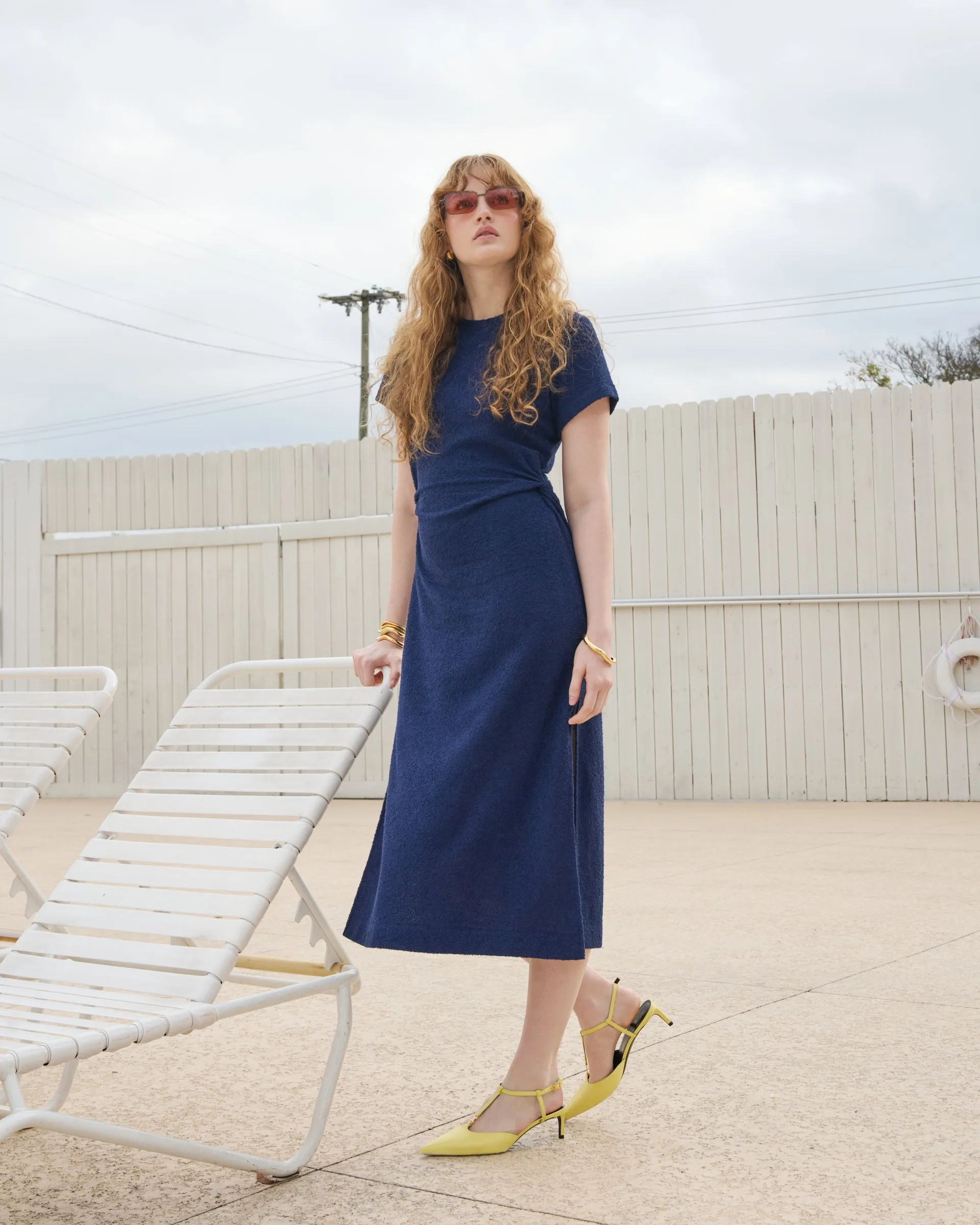 Classic Tailoring Chic Direction Short Sleeve Aurora Dress