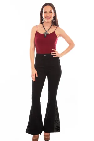 Bold Appeal Scully Womens Bell Bottom Black Cotton Blend Jeans Scully Womens Bell Bottom Black Cotton Blend Jeans Streetwear Fan Family Style
