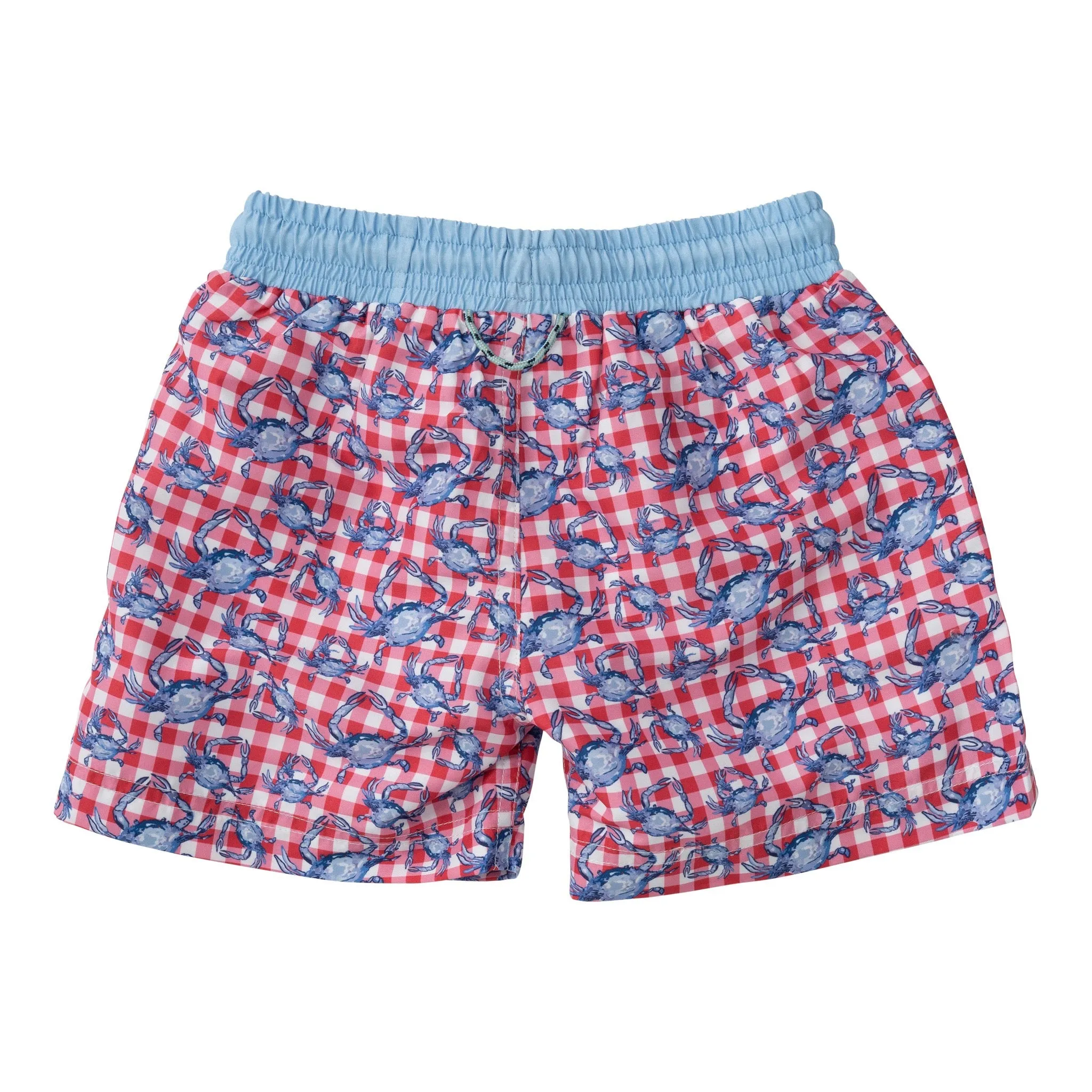Boogie Board Swim Trunk in Americana Crab Picnic Print