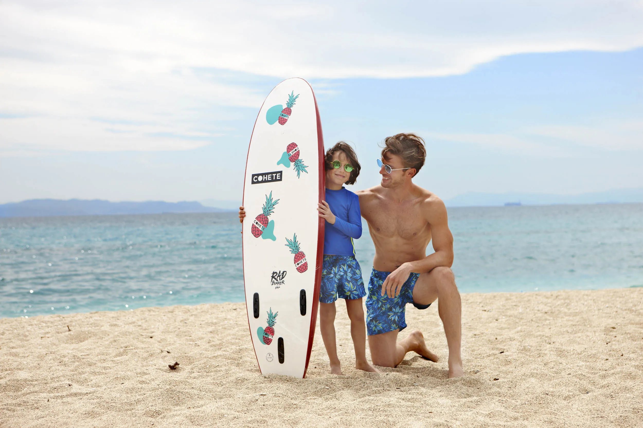 BOY'S ANTI-UV BLUE RASHGUARD
