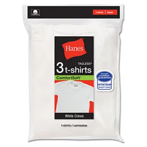 Boy's Toddler White T-shirts 3-pack TB2133