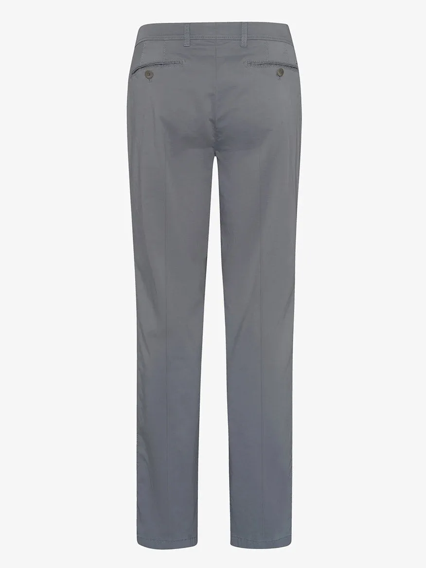 Brax Evans Kapok Hi-Flex Pants in Silver