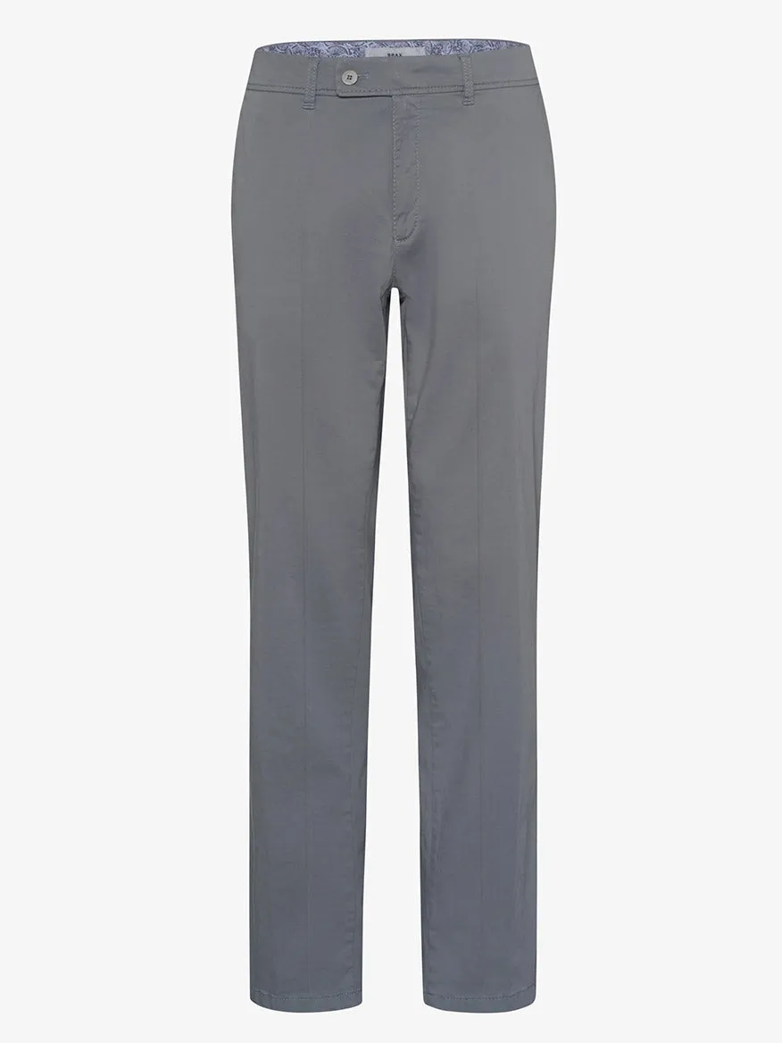 Brax Evans Kapok Hi-Flex Pants in Silver