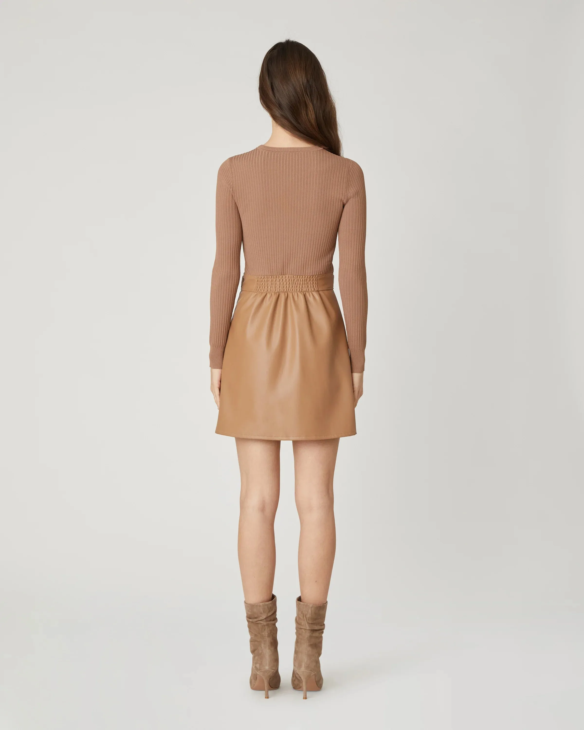 Brayden Dress in Camel Eco-friendly