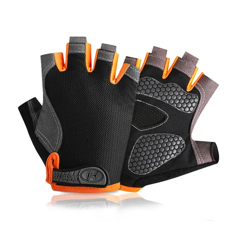 Breathable Half-Finger Cycling & Gym Gloves - Anti-Slip Design