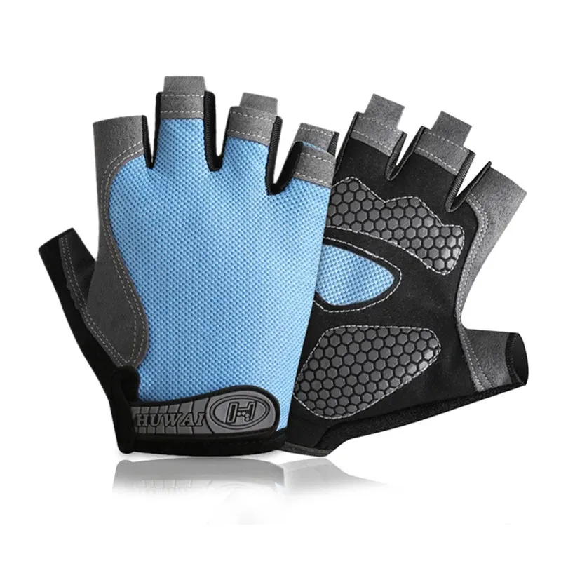 Breathable Half-Finger Cycling & Gym Gloves - Anti-Slip Design