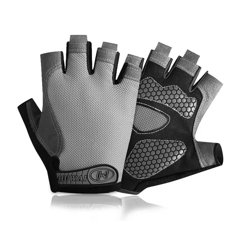 Breathable Half-Finger Cycling & Gym Gloves - Anti-Slip Design