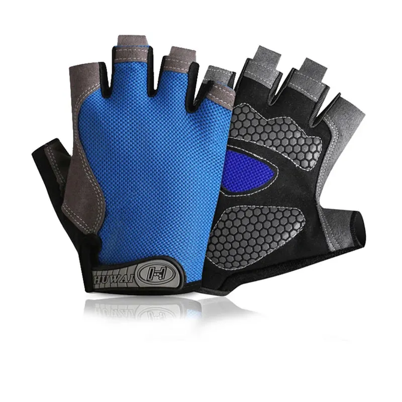 Breathable Half-Finger Cycling & Gym Gloves - Anti-Slip Design