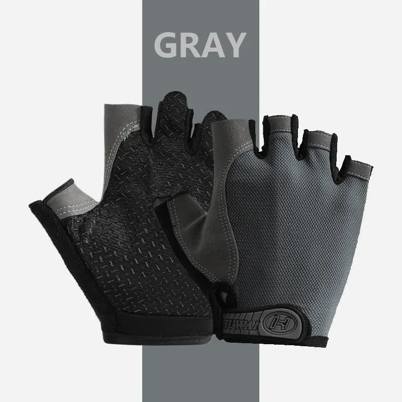 Breathable Half-Finger Cycling & Gym Gloves - Anti-Slip Design
