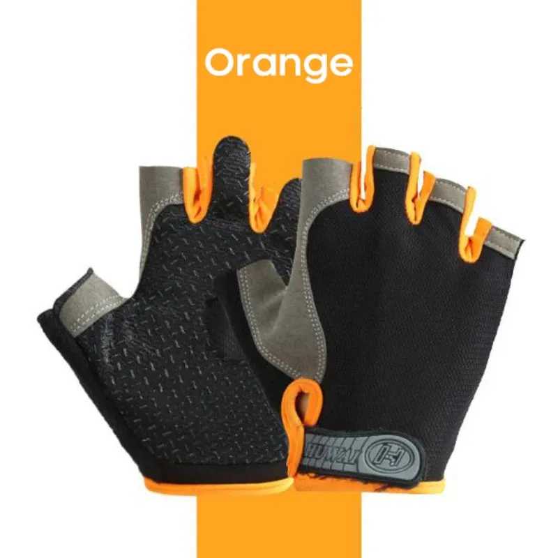 Breathable Half-Finger Cycling & Gym Gloves - Anti-Slip Design