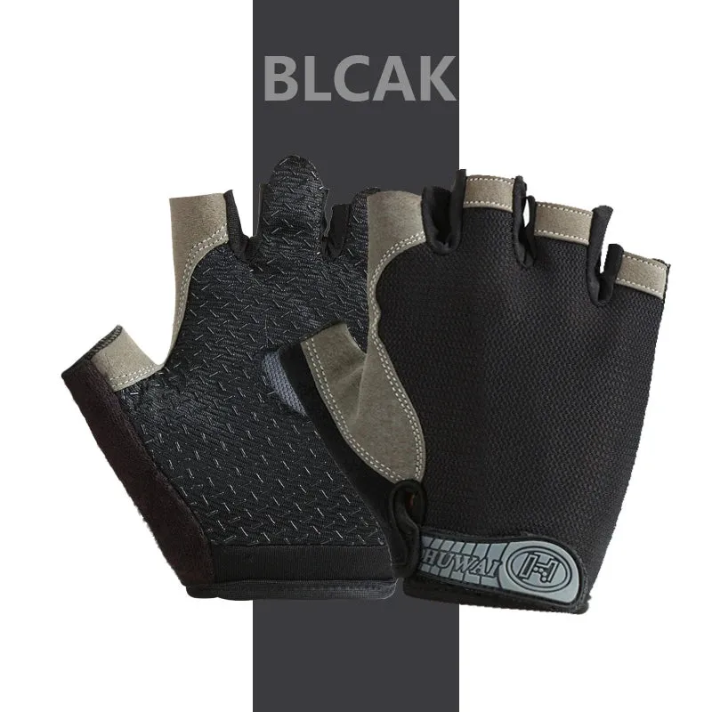Breathable Half-Finger Cycling & Gym Gloves - Anti-Slip Design