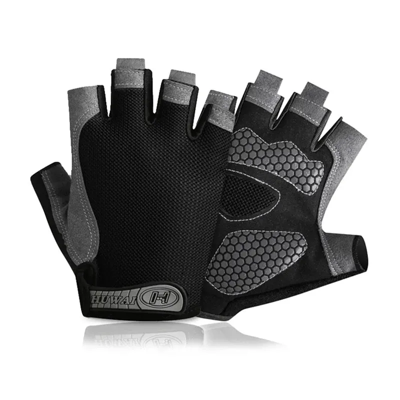 Breathable Half-Finger Cycling & Gym Gloves - Anti-Slip Design