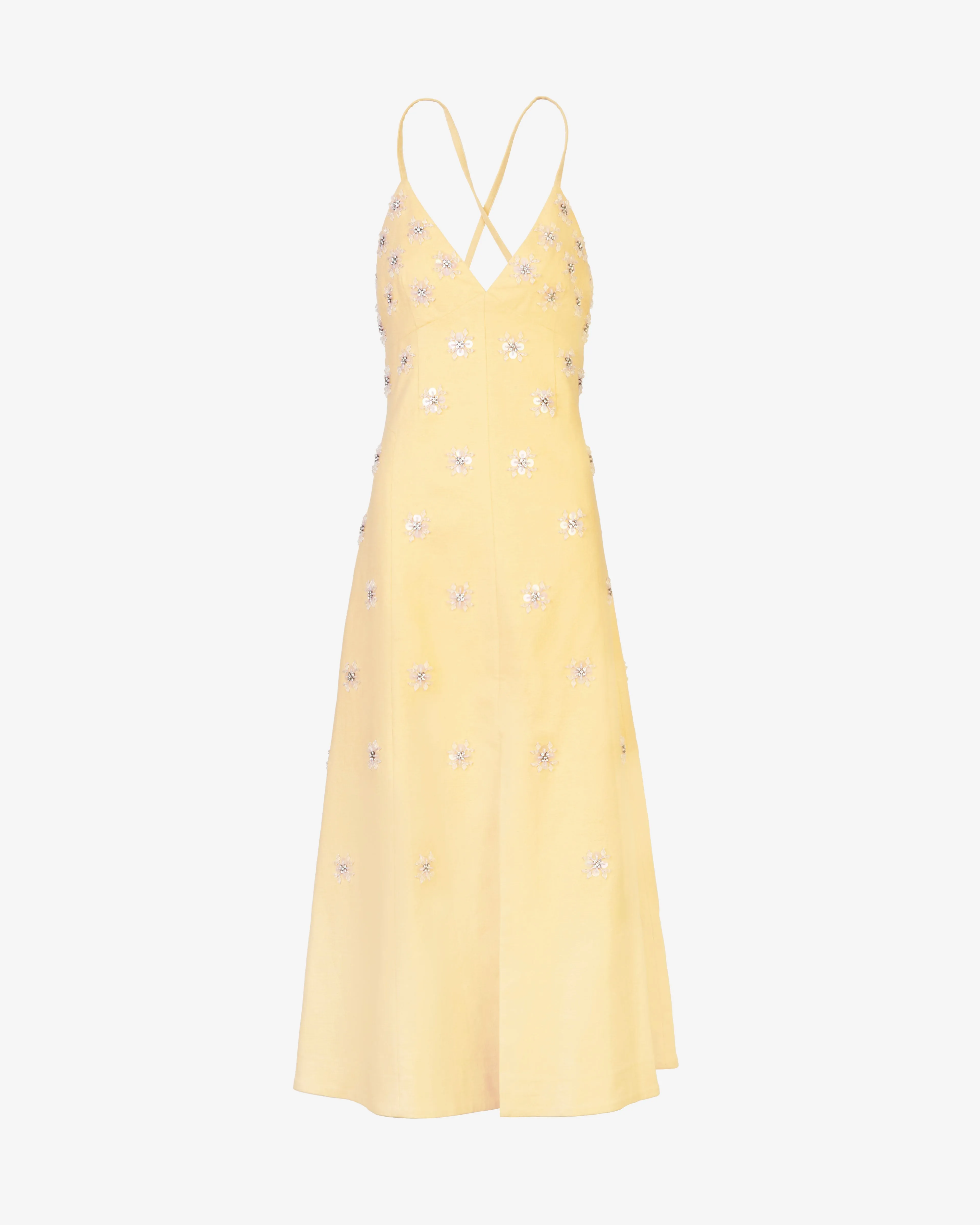 Vibrant Waist Fit Moment Glow Hendrix Dress