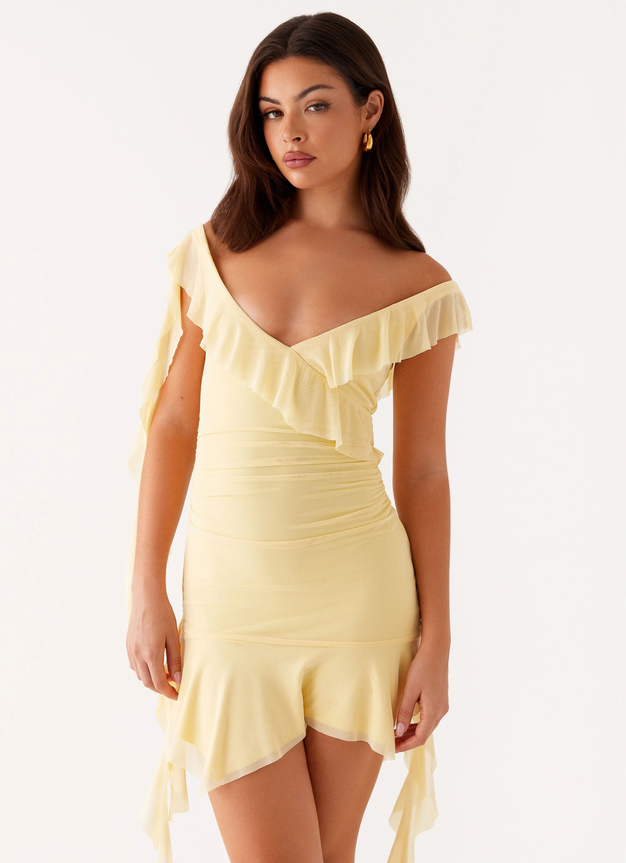 Shona Mini Dress - Yellow Daywear Mood