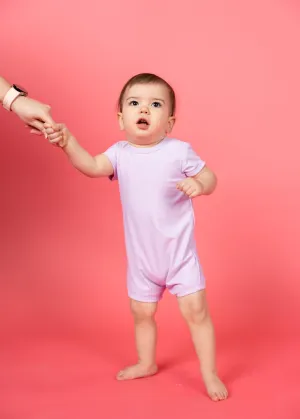 Bright Lilac | Baby Shorties Rashguard (Unisex)