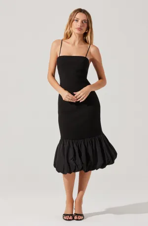 Brittnea Dress in Black Backless style Fashion Fit Brittnea Dress in Black