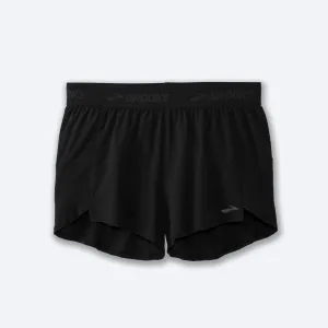 Brooks Womens Chaser 3" Short- Black (221463006)