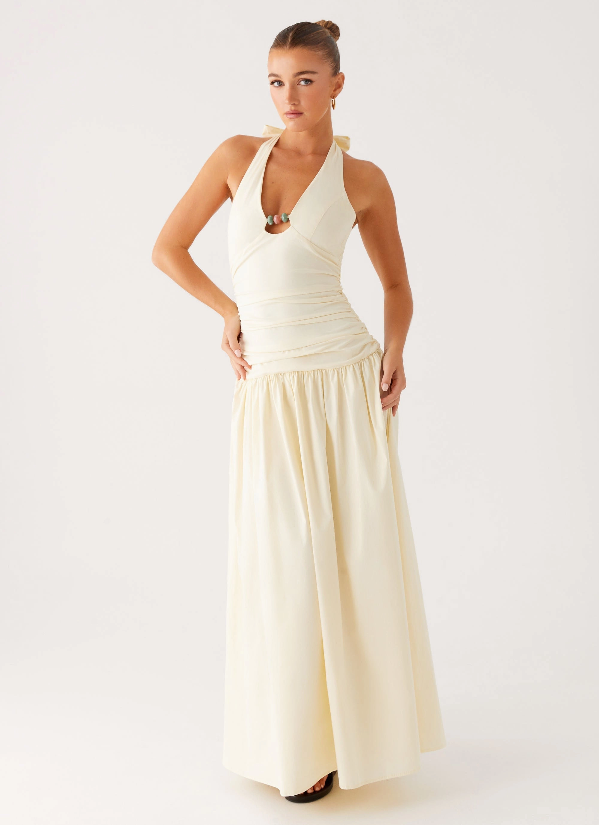 Smart and Relaxed Val Maxi Dress - Lemon