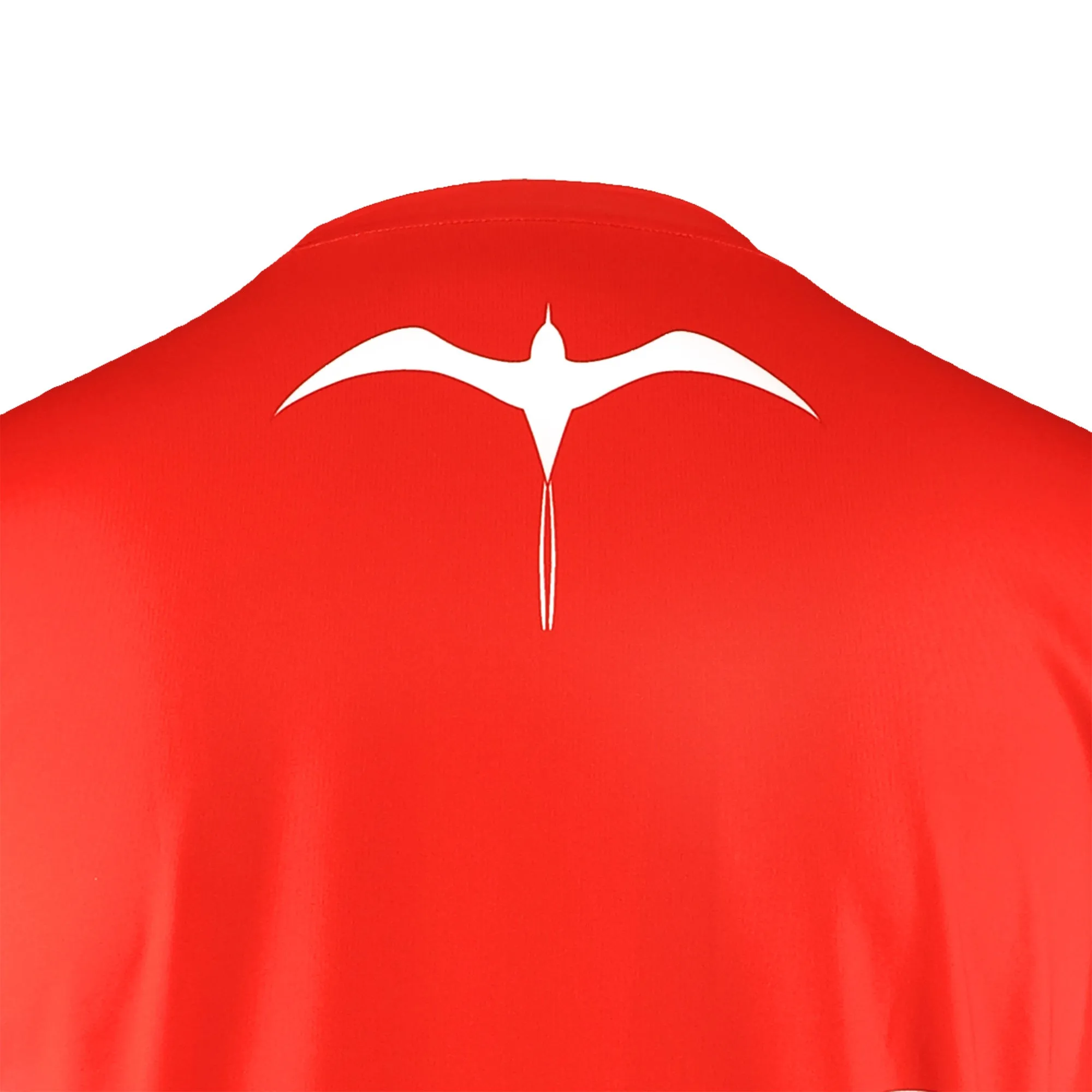 Bump Long Sleeve UPF 30 Shirt in Red