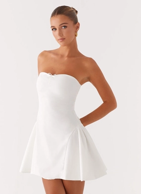 Clean Edge Lucille Mini Dress - White