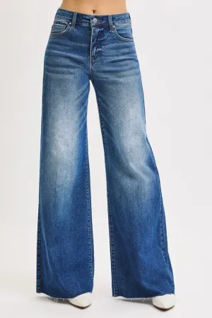 button fly Jordan Tummy Control High Rise Ankle Palazzo Jeans Anti Slip Waistband Jordan Tummy Control High Rise Ankle Palazzo Jeans