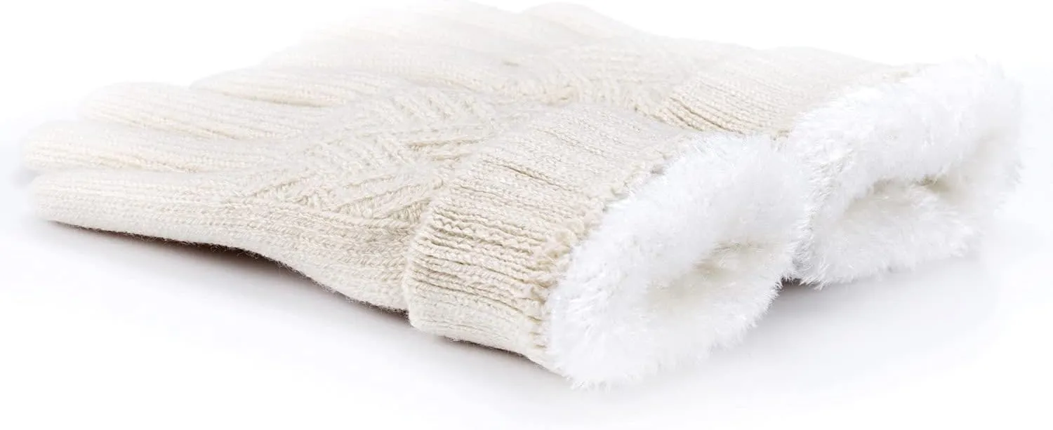 BYOS Women's Winter Cozy Accessories Gift Set, Knit Beanie Hat, Gloves & Scarf