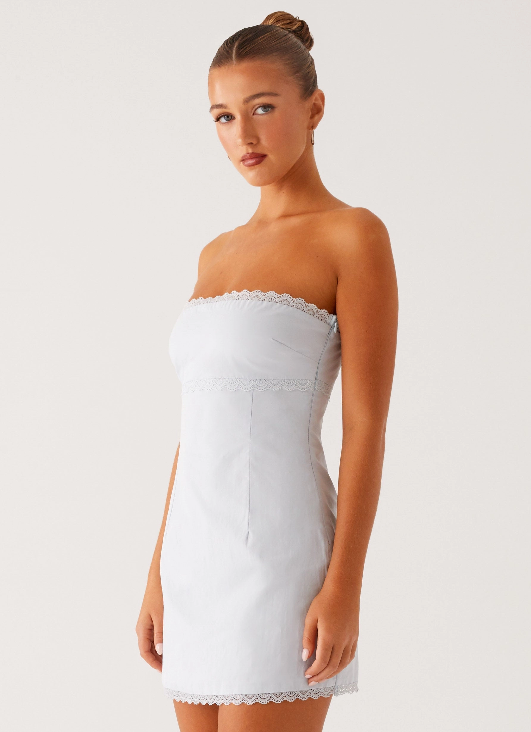 Flattering Lines Cala Mini Dress - Blue