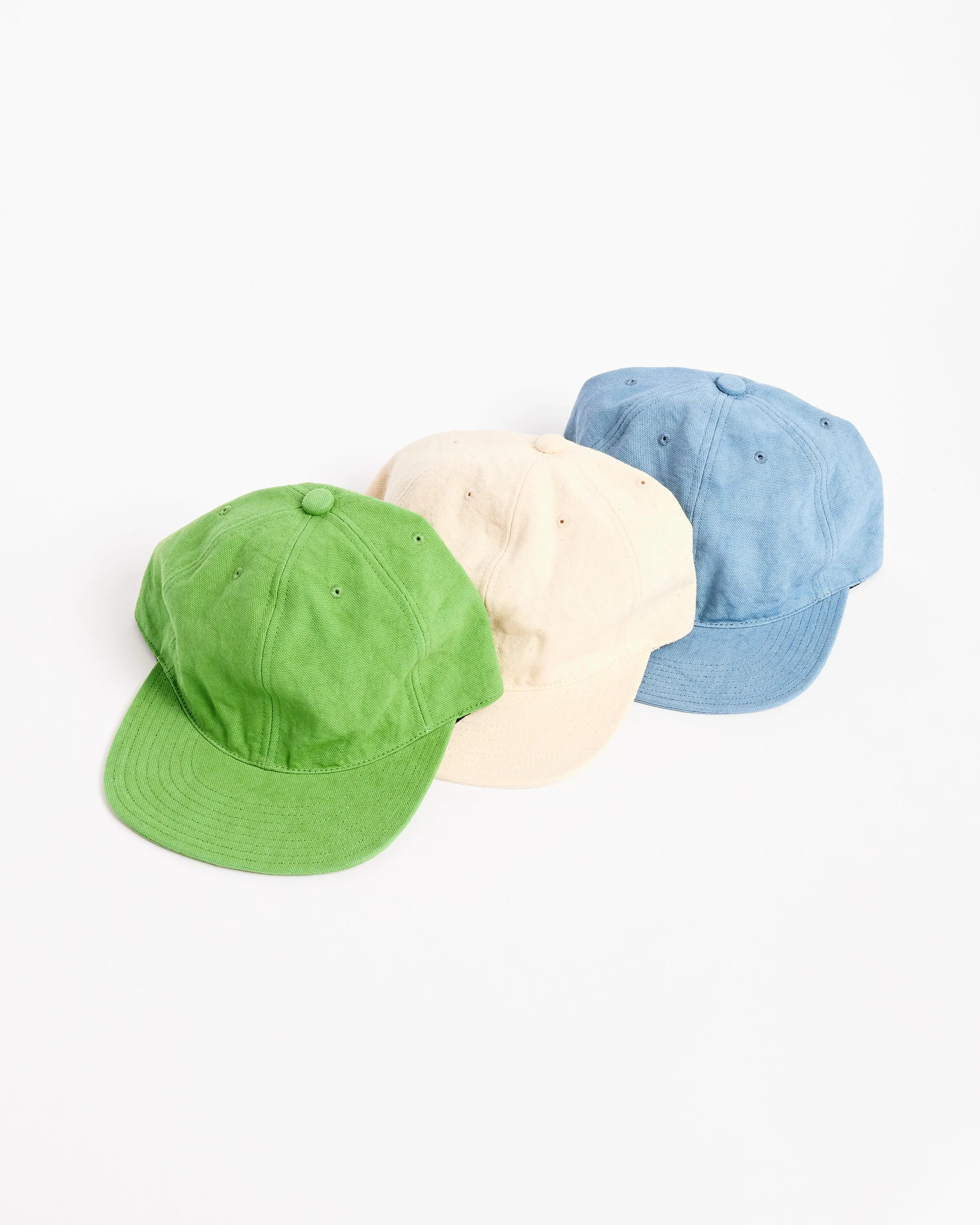 Canvas Velcro Back Cap in Fairway