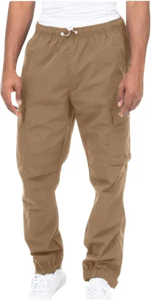 Cargo Pants Men Classic Fit Lightweight Joggers Multi Pockets Casual Athletic Workout Running Pants Activewear