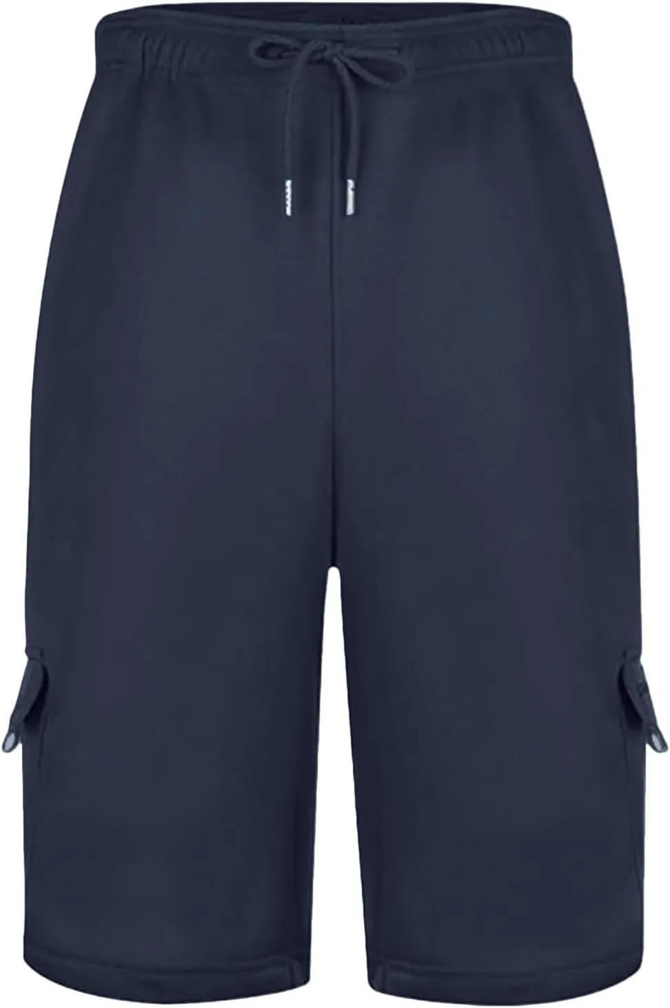 Cargo Sweat Shorts for Men Drawstring Elastic Waist Jogger Shorts Summer Comfy Casual Activewear Trendy Streetwear