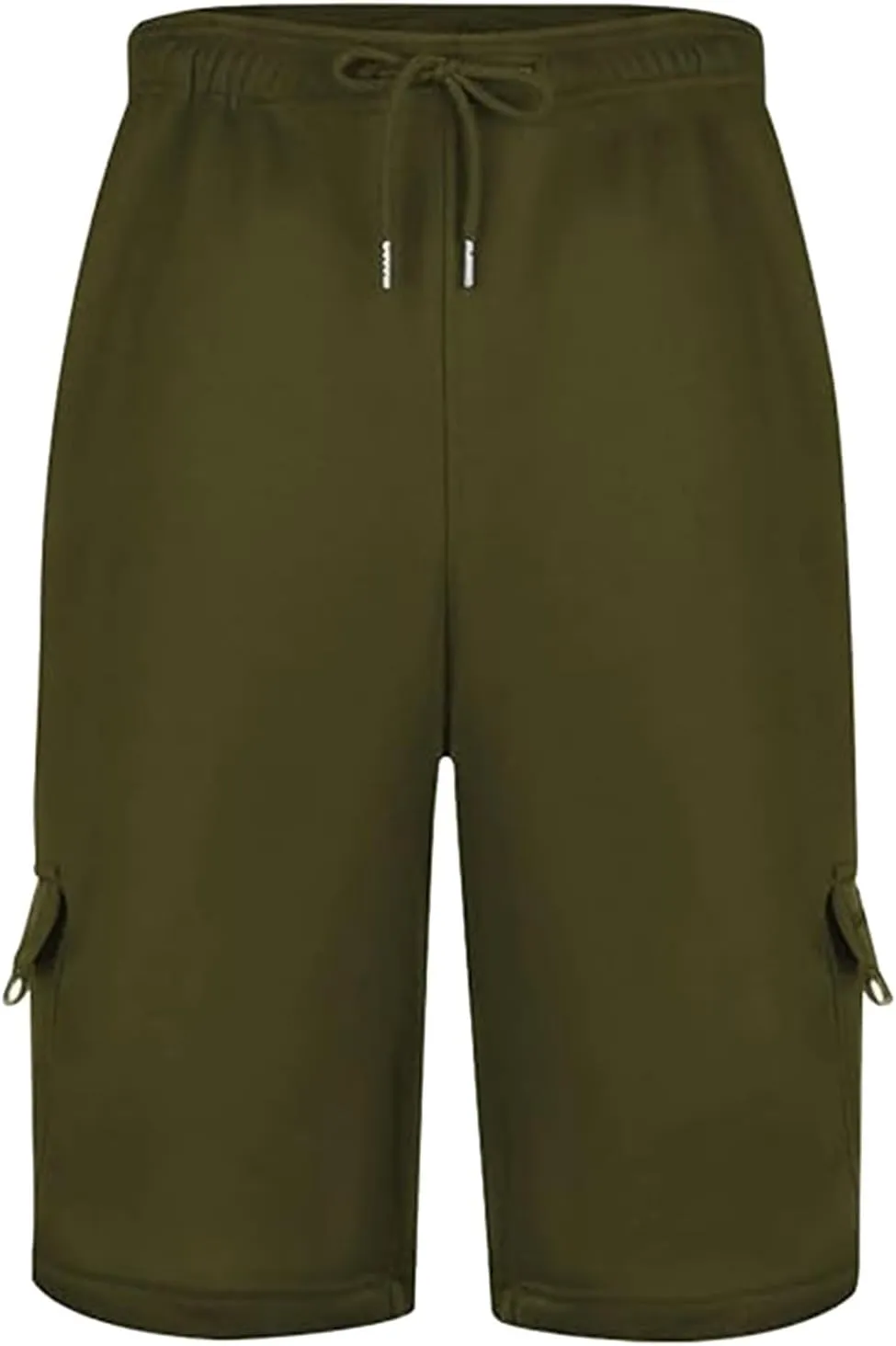 Cargo Sweat Shorts for Men Drawstring Elastic Waist Jogger Shorts Summer Comfy Casual Activewear Trendy Streetwear