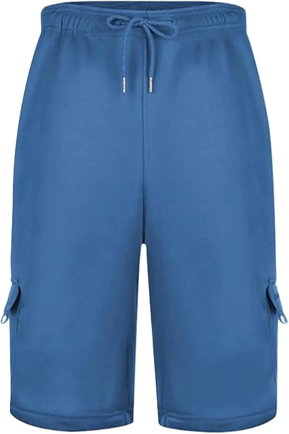 Cargo Sweat Shorts for Men Drawstring Elastic Waist Jogger Shorts Summer Comfy Casual Activewear Trendy Streetwear