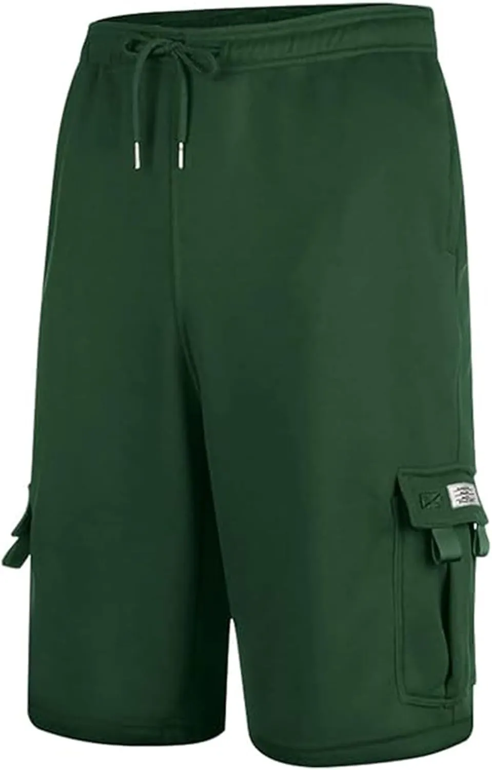 Cargo Sweat Shorts for Men Drawstring Elastic Waist Jogger Shorts Summer Comfy Casual Activewear Trendy Streetwear