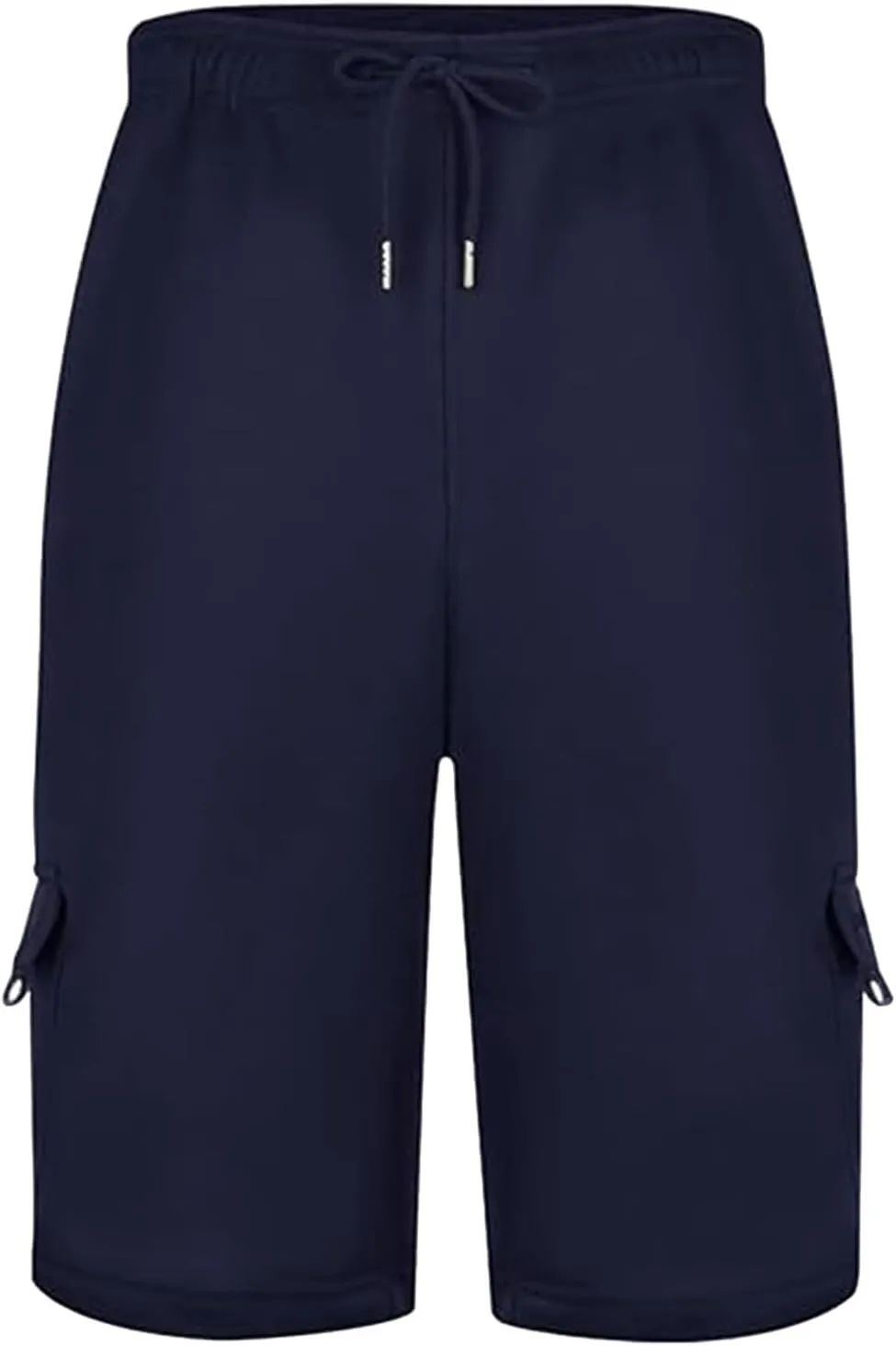 Cargo Sweat Shorts for Men Drawstring Elastic Waist Jogger Shorts Summer Comfy Casual Activewear Trendy Streetwear