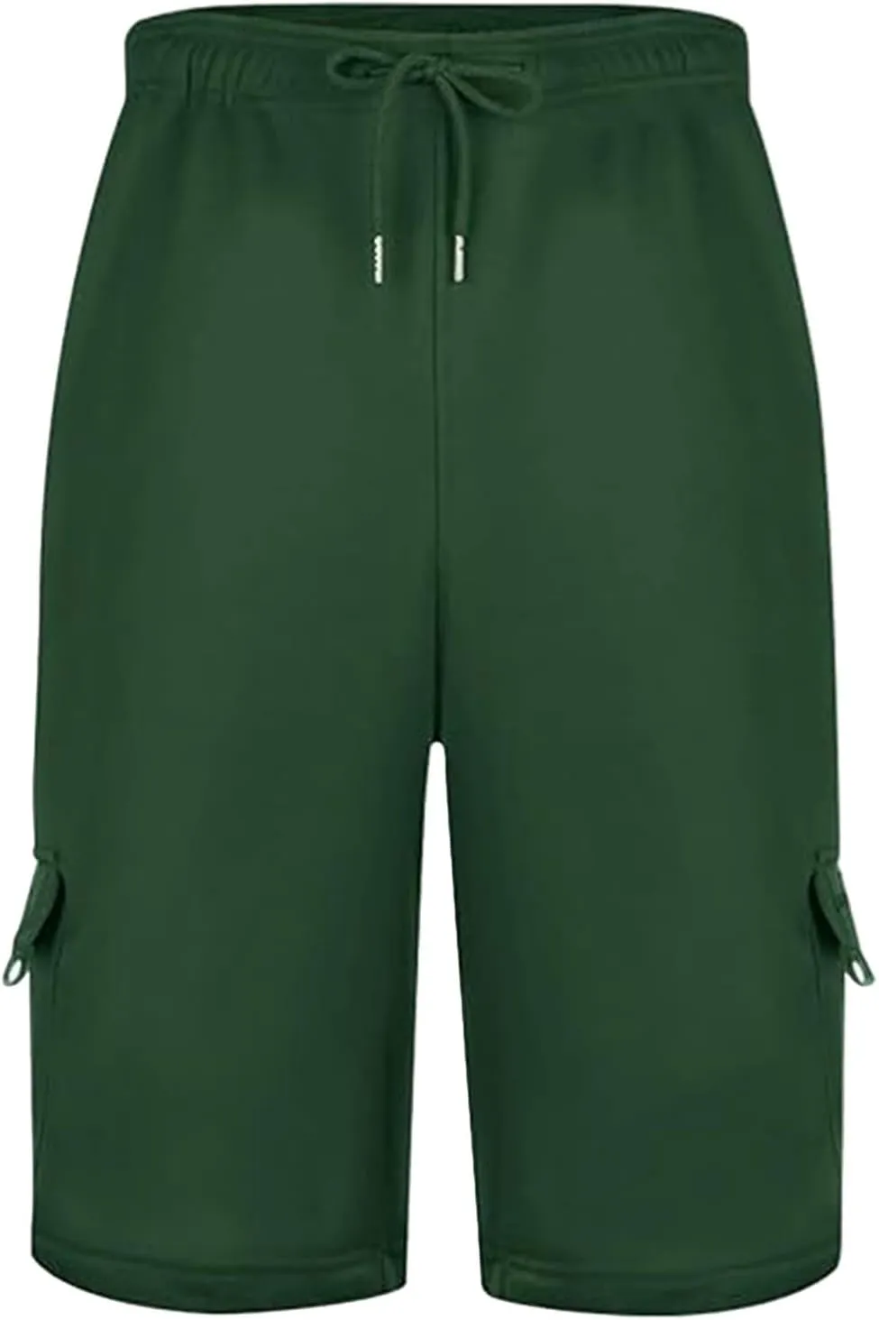 Cargo Sweat Shorts for Men Drawstring Elastic Waist Jogger Shorts Summer Comfy Casual Activewear Trendy Streetwear