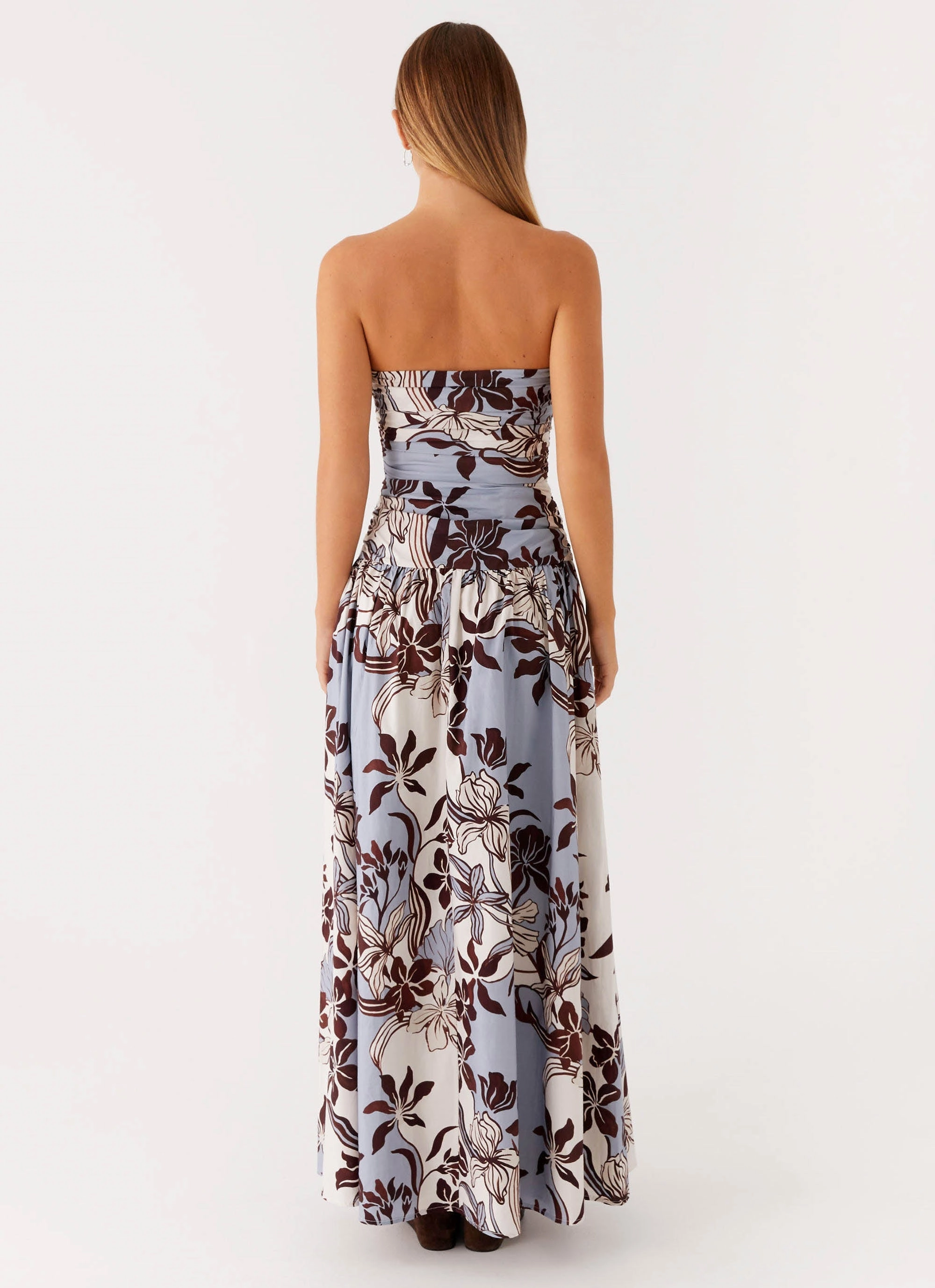 Carmel Maxi Dress - Bluewood Blossom Party Perfect Comfy and Cozy