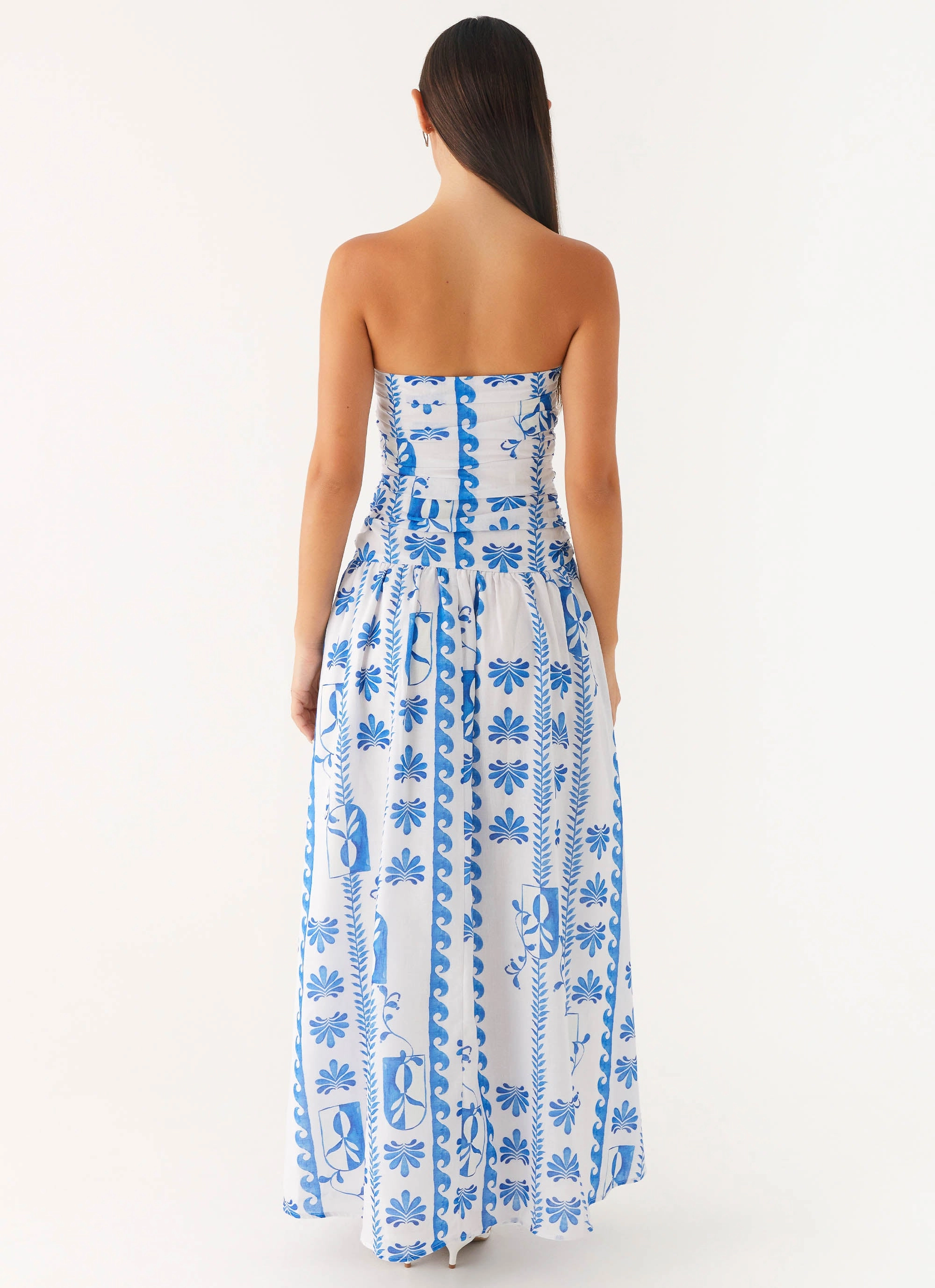 Daily Style Smart Glide Carmel Maxi Dress - Floral Wave