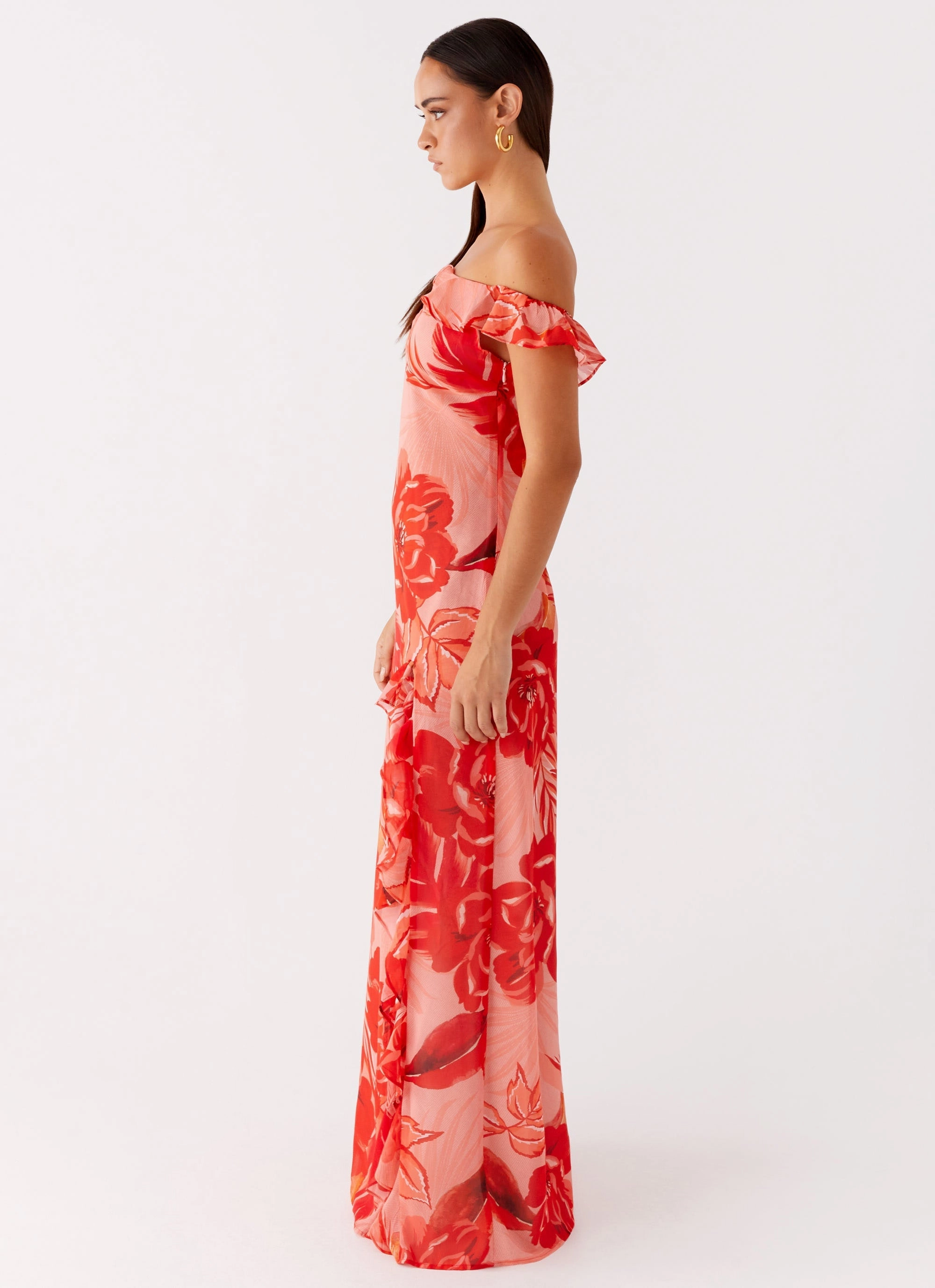 Cassiday Maxi Dress - Sicily Sunsets Print Maximalist-Trend