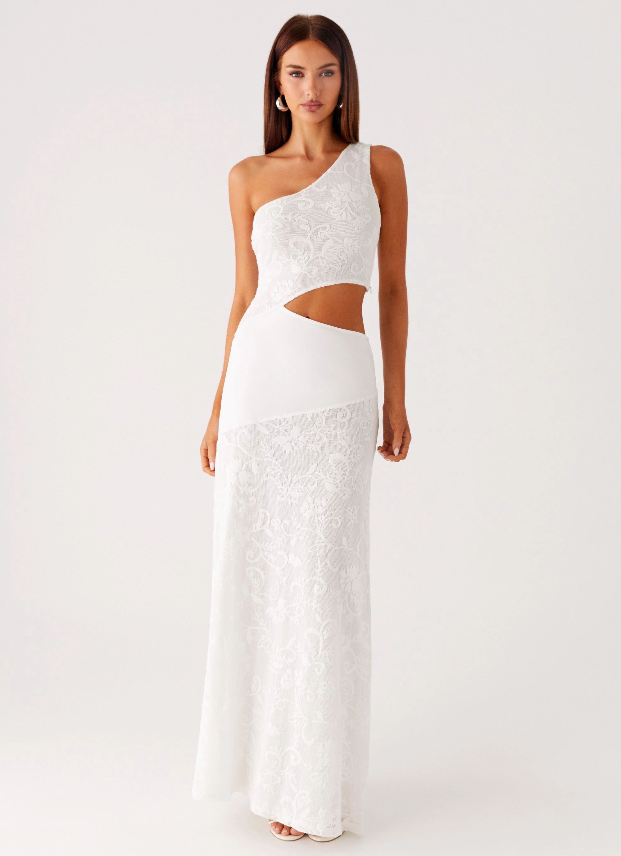 More Than Maybe Maxi Dress - White Stylish and Simple