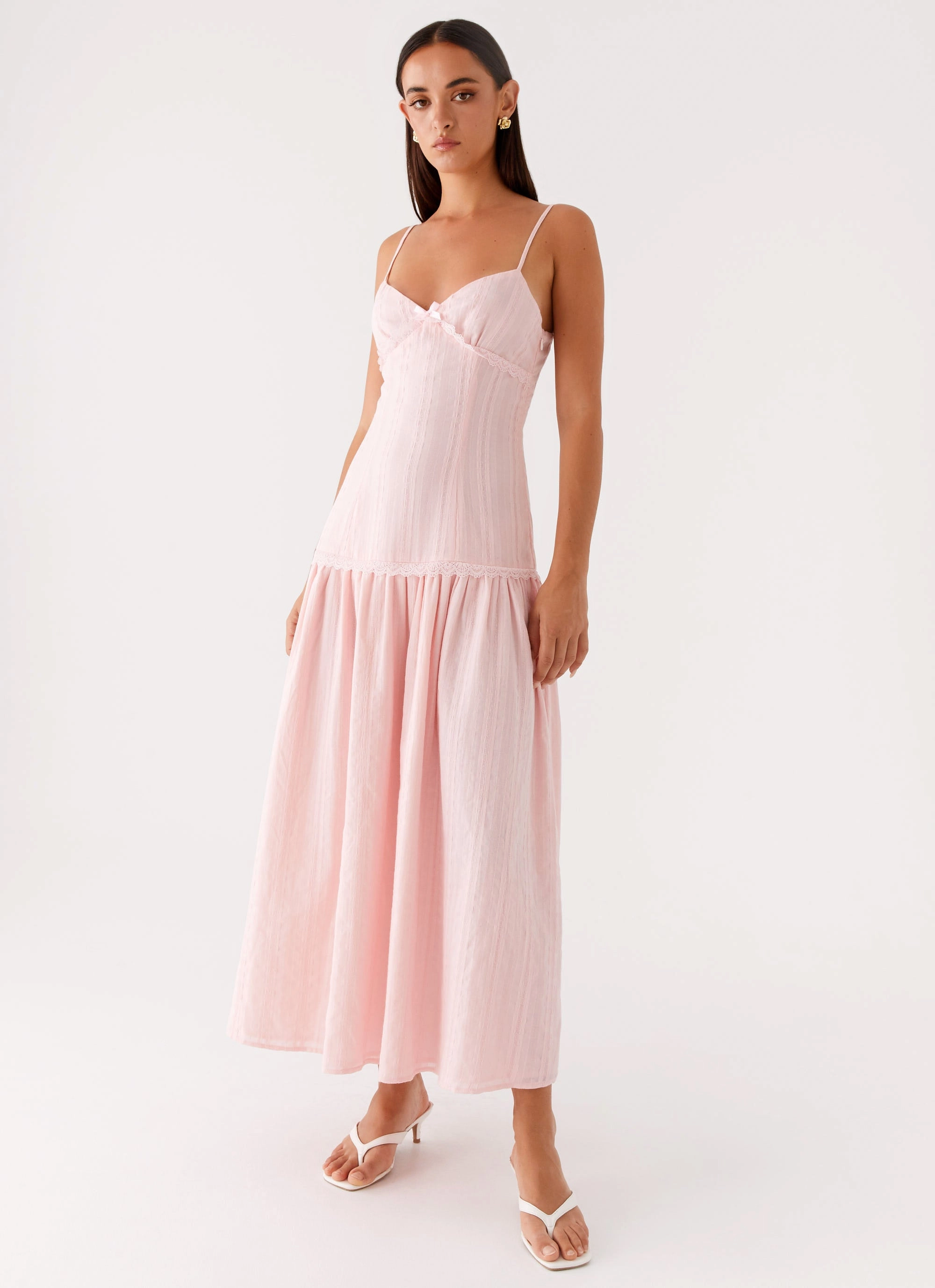Minimal Touch Found You Midi Dress - Pink