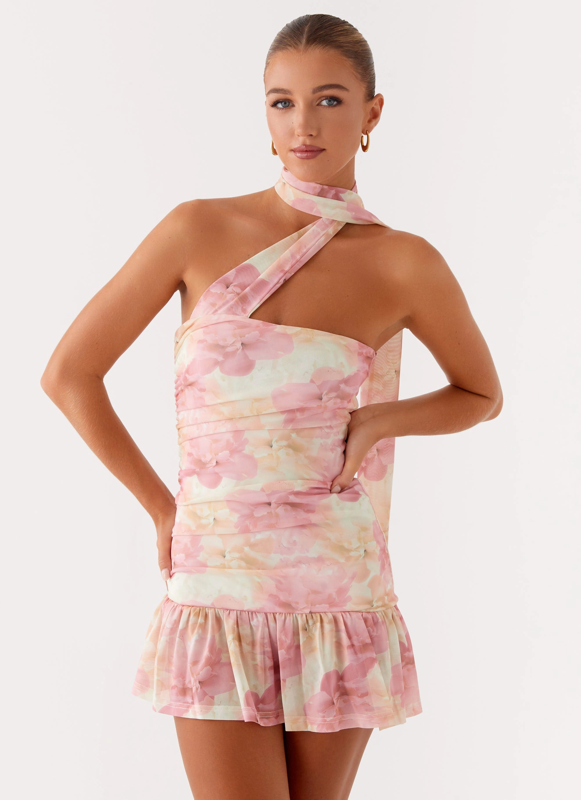 FlatlockSeam Timeless Look Wear Fleur Mini Dress - Floral Print
