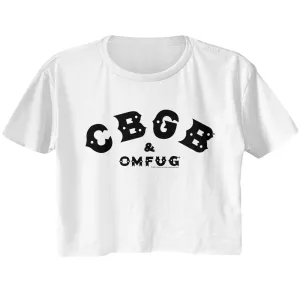 CBGB Black Logo Women's Festical Cali Crop