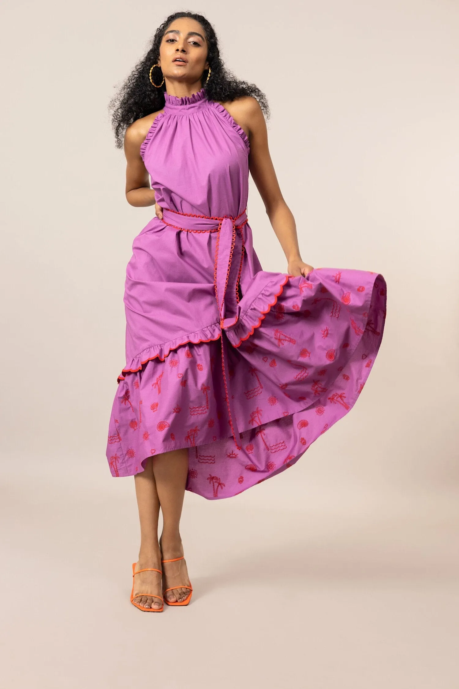 Celine Dress in Mulberry Soft Comfort Minimalist Look