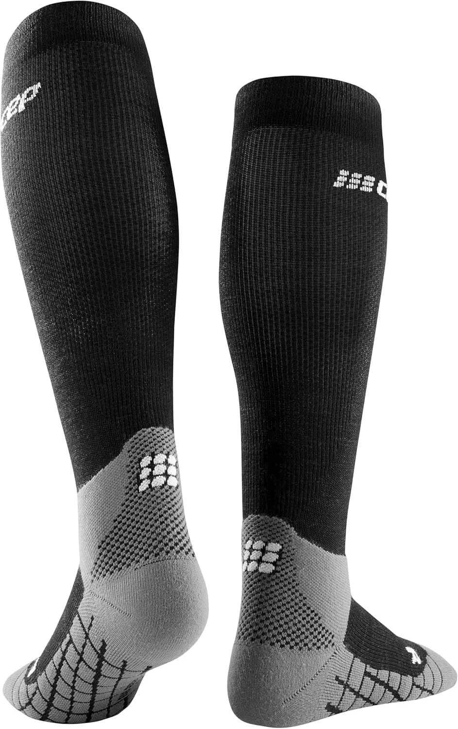 CEP Womens Hiking Socks, 20-30 mmHg Compression, Light Merino Wool, Tall Knee High