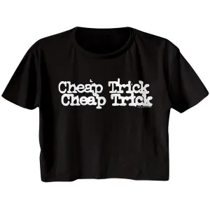 Cheap Trick Double Logo Women's Festical Cali Crop
