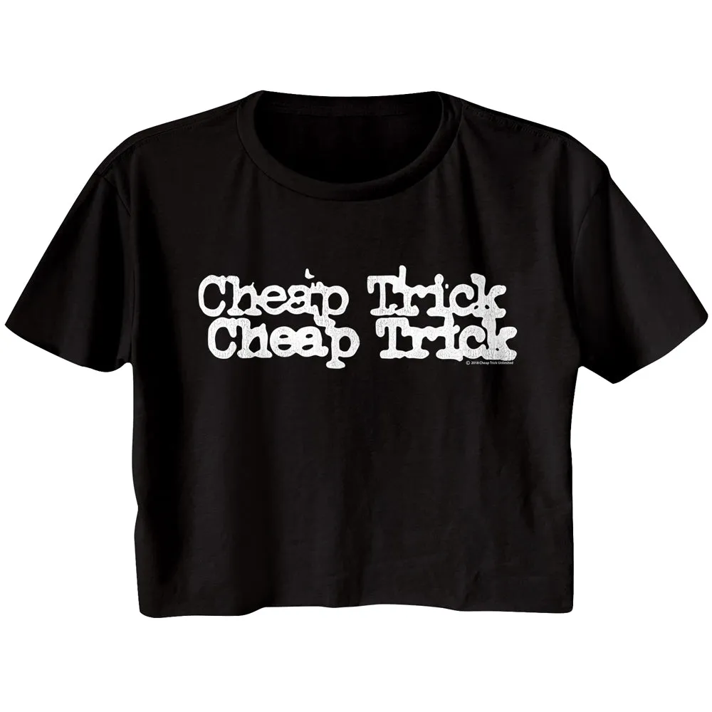 Cheap Trick Double Logo Women's Festical Cali Crop