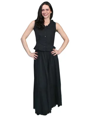 Chic Appeal Scully Rangewear Womens Black 100% Cotton Sleeveless Lace Petticoat Active Design Scully Rangewear Womens Black 100% Cotton Sleeveless Lace Petticoat